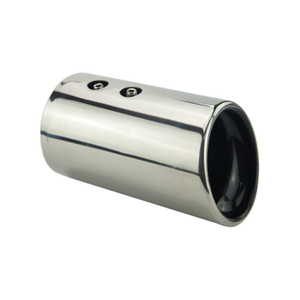 Tail Throat Universal Chrome Stainless Steel Car Rear Round Exhaust Pipe Tail Muffler Tip pipe