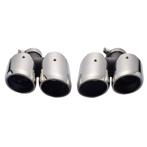  Porsche 2014 Macan 304 Stainless Steel Car Exhaust Tips Muffler Modified Tail Throat Pipe